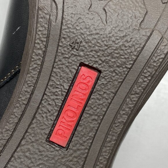 Pikolinos Women’s Malaga Leather Ankle Booties – Size 10/10.5 – Black/Brown - Picture 9 of 9